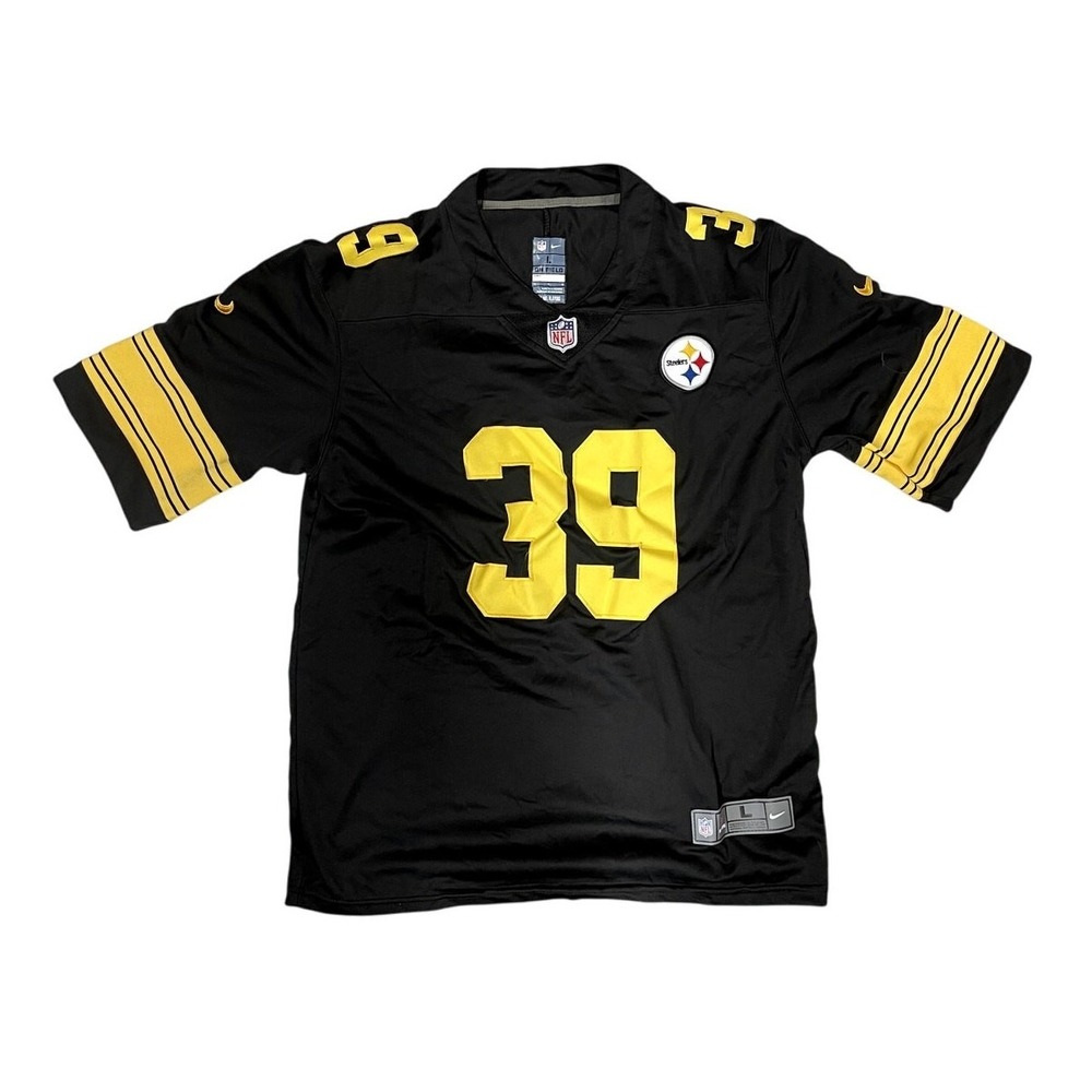 Nike Pittsburgh Steelers Minkah Fitzpatrick 39 Stitched Jersey Mens Large Black